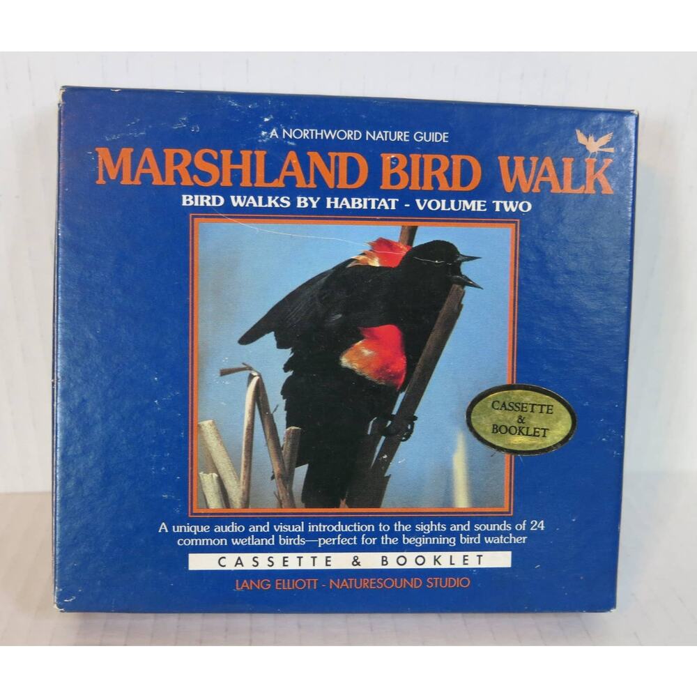 Northwood Nature Guide MARSHLAND BIRD WALK Cassette and Book in Box 1995